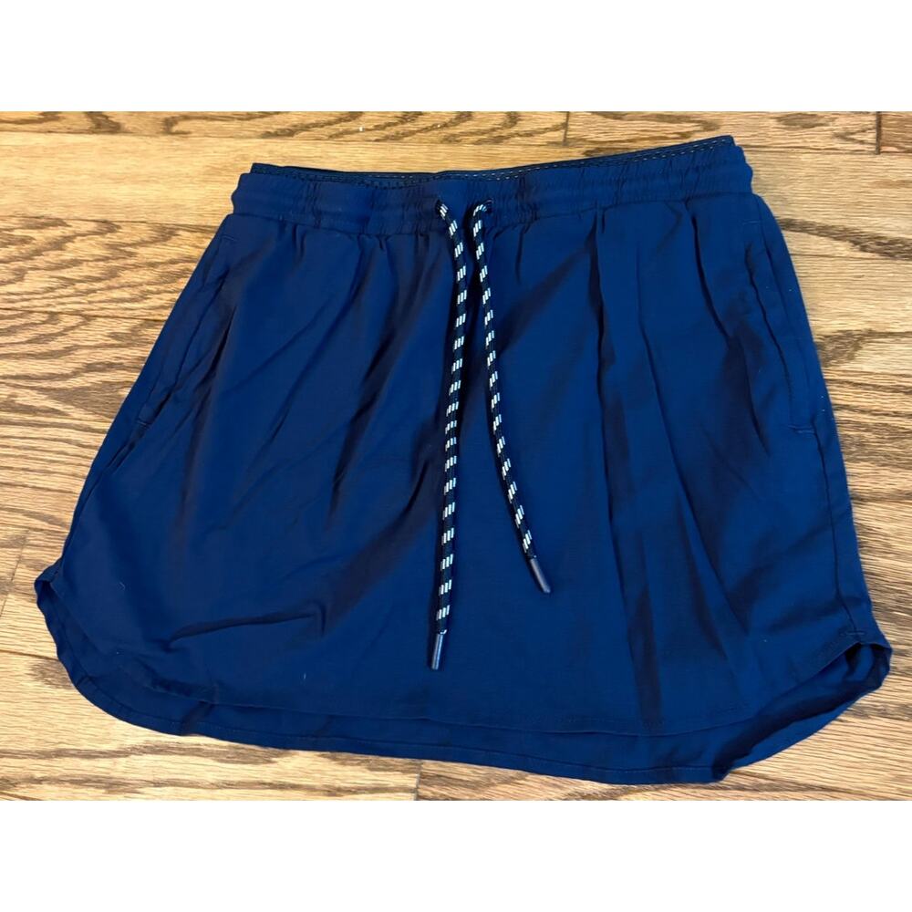Members Mark‎ Womens S Navy Blue Woven Trek Skort EUC